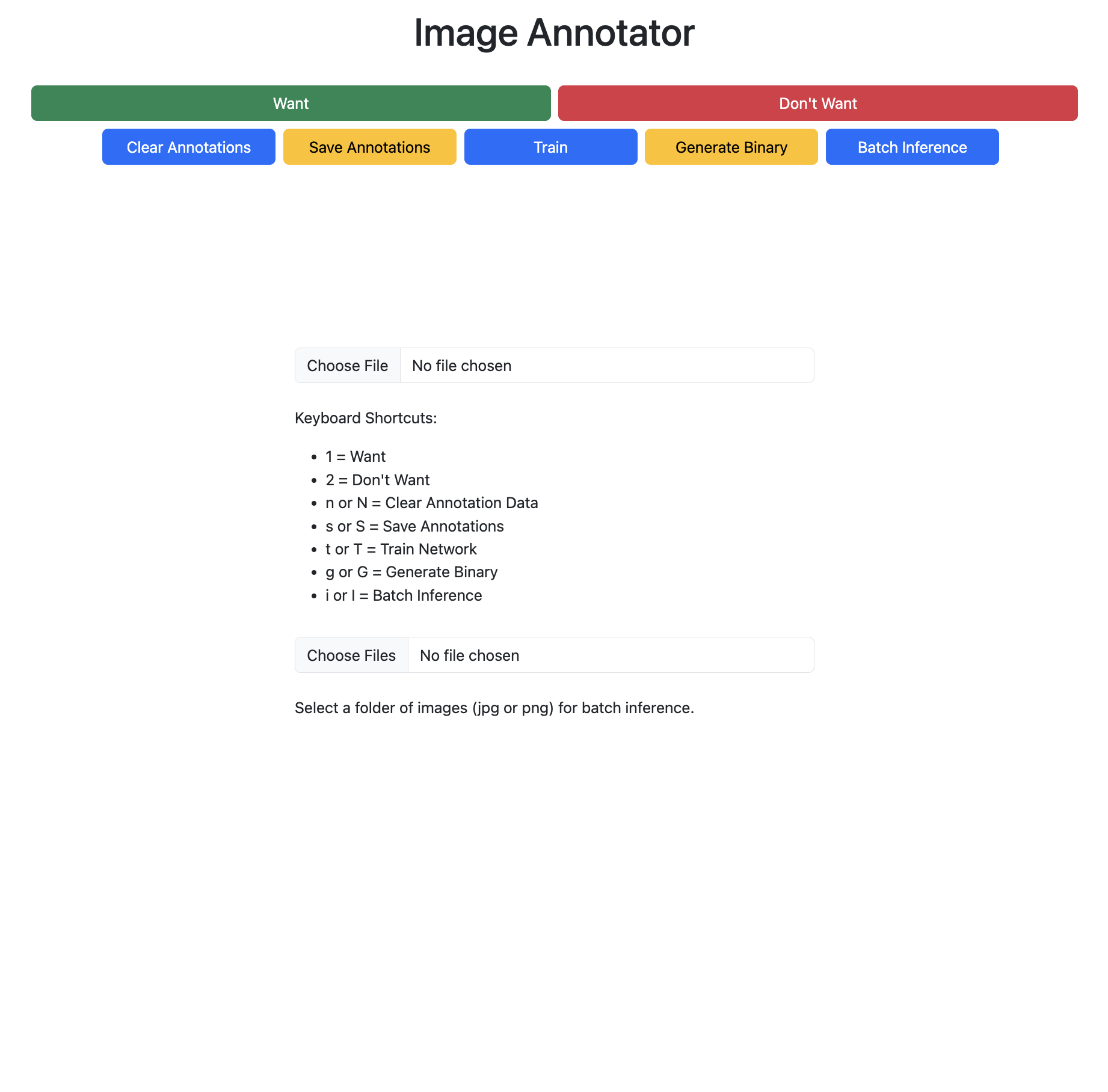 Image Binary Annotator